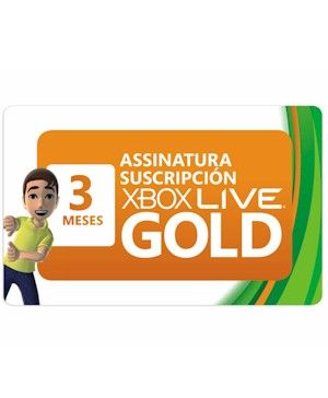 Xbox Live 3 Meses Gold Código